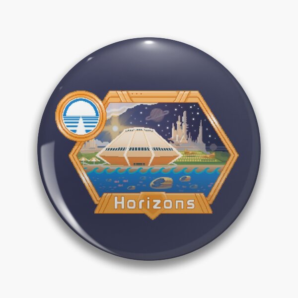 Item preview, Horizons EPCOT Pavilion Pixel Art Featuring Sea Base Alpha, Mesa Verde, Brava Centauri, and the Prologue and the Promise by Robert McCall designed and sold by retrocot.