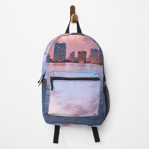 Item preview, Beautiful Miami Ocean Sunset City Skyline designed and sold by newburyboutique.