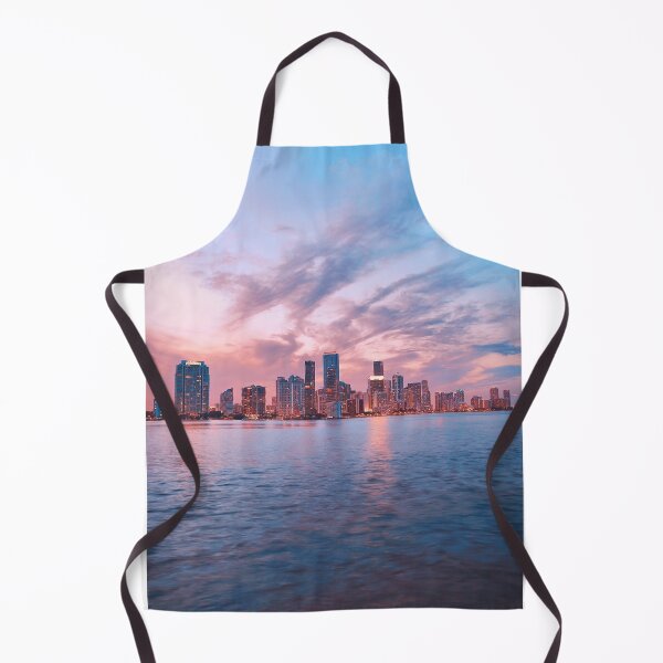 Item preview, Beautiful Miami Ocean Sunset City Skyline designed and sold by newburyboutique.
