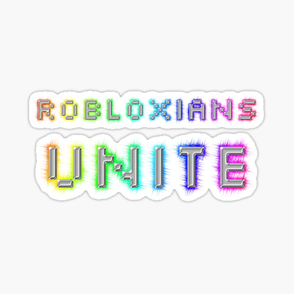 Roblox Logo Stickers Redbubble - adidas logo morado roblox