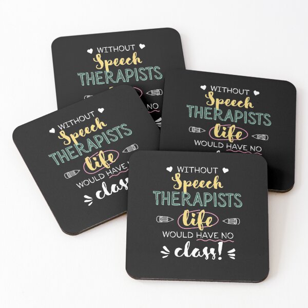 Item preview, Without Speech Therapists Gift Idea - Funny Quote - No Class designed and sold by betternotes.