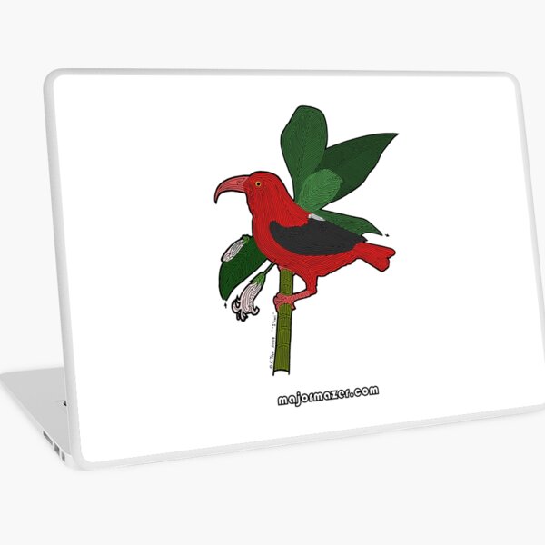 'I'iwi Maze (in full color) Laptop Skin
