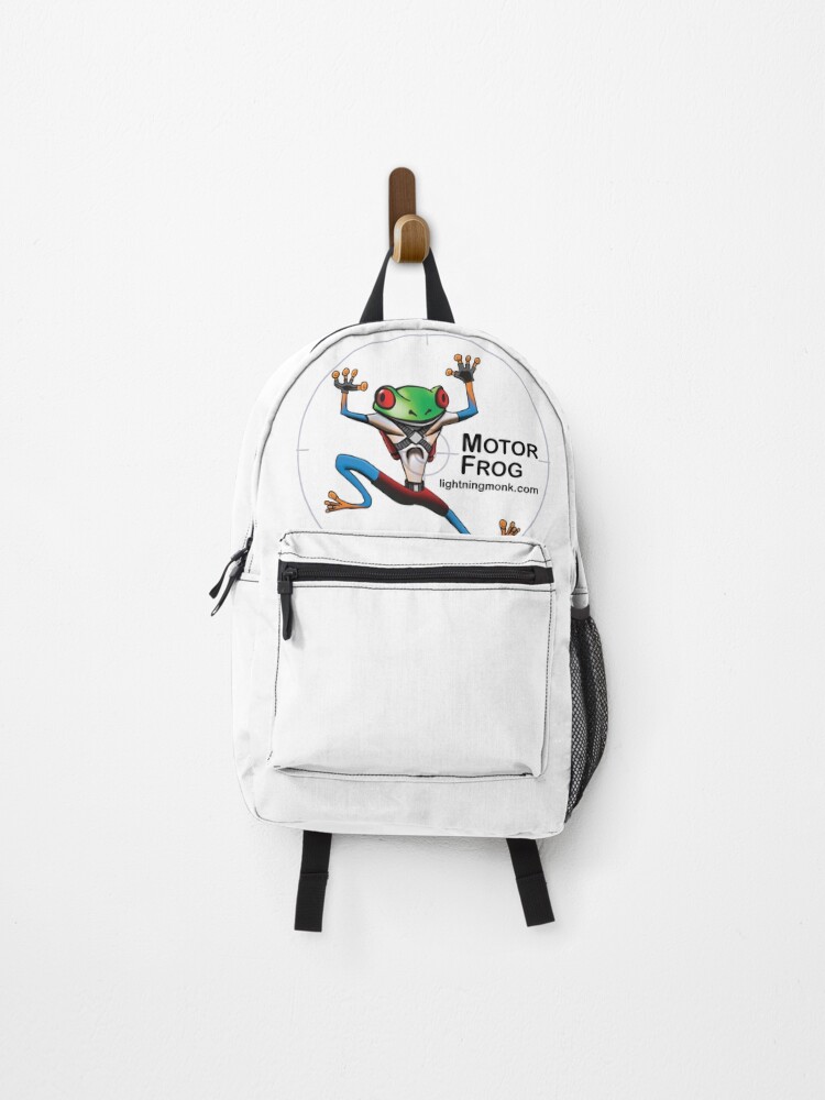 Thumbnail 1 of 3, Backpack, Motor Frog designed and sold by LightningMonk.