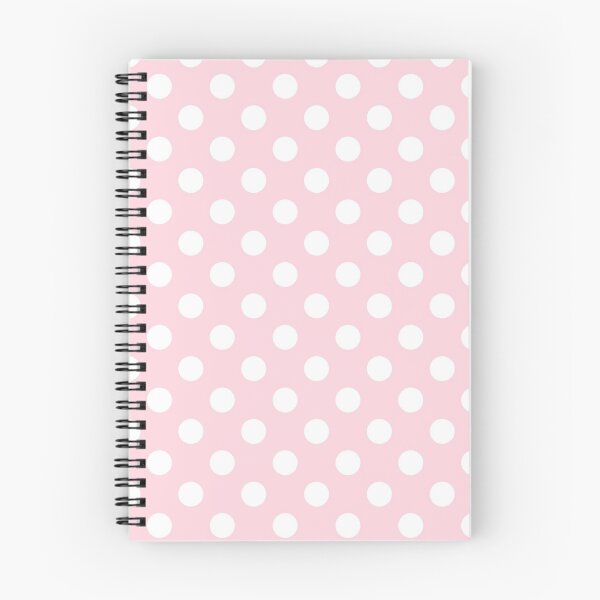 Item preview, White Polka Dots on Soft Pink Background designed and sold by Bumblefuzzies.
