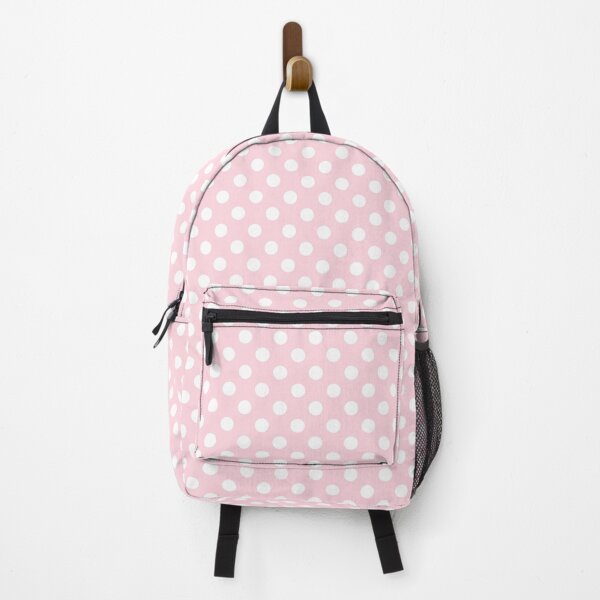 Item preview, White Polka Dots on Soft Pink Background designed and sold by Bumblefuzzies.