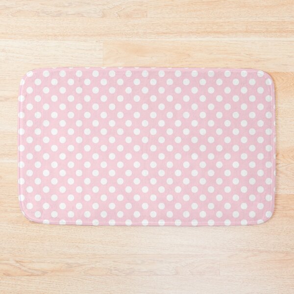 Item preview, White Polka Dots on Soft Pink Background designed and sold by Bumblefuzzies.