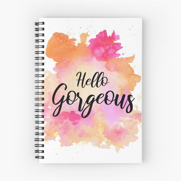 Item preview, Hello Gorgeous Watercolor Beauty designed and sold by Tiffany Bell.