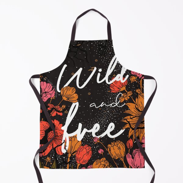 Item preview, Wild and Free floral quote. Quote art designed and sold by sierratruong.