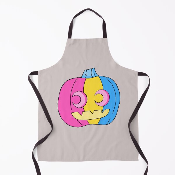 Item preview, Spooky Pansexual Panromantic Pride Pumpkin Halloween Jack O Lantern designed and sold by Cutest-Raccoon.