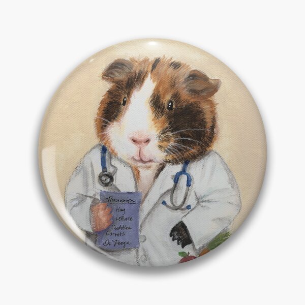 Item preview, Dr. Peega, Guinea Pig Doctor designed and sold by wguineapigsfly.