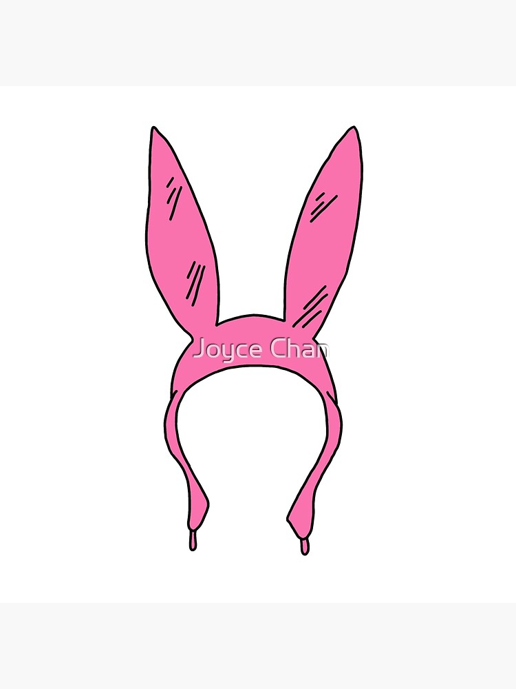 Louise belcher bunny ears from bobs burgers Art Board Print for Sale by  Mayme