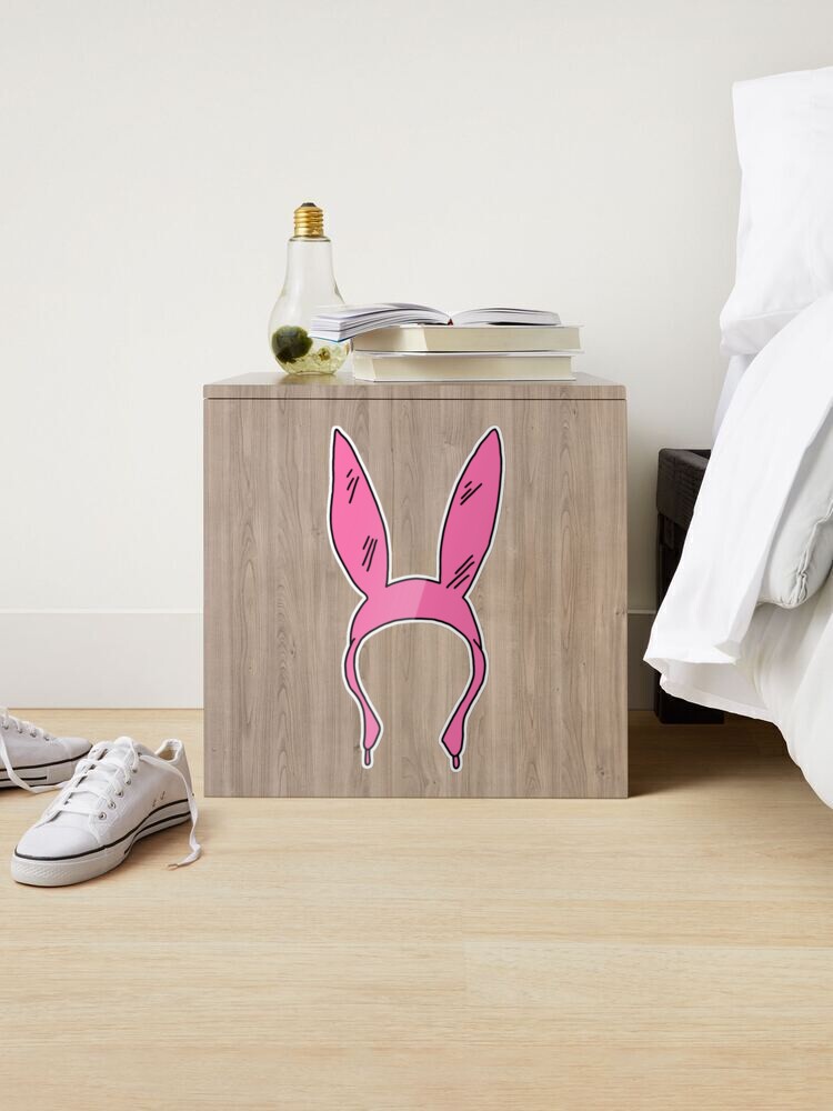 Louise Belcher Rabbit Hat Sticker - Louise Belcher Rabbit Hat Graphic Art -  Discover & Share GIFs