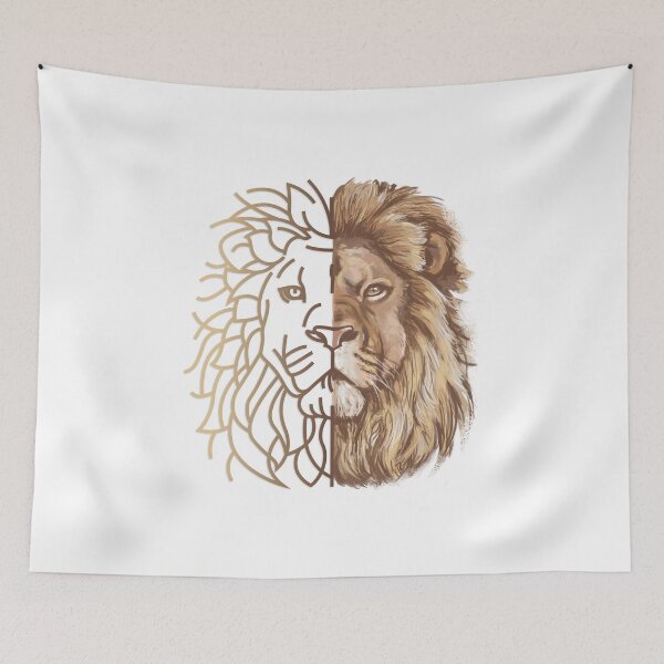 Item preview, Two Sides Lion designed and sold by DeoDude.