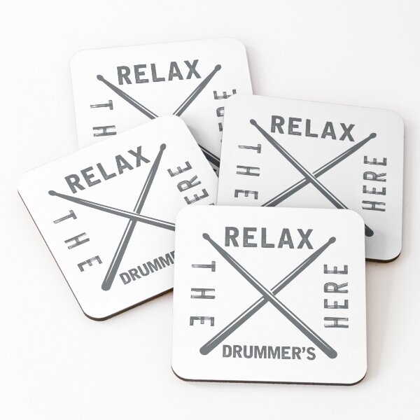 Item preview, Relax the drummer's here -Funny Drummer -Drum Player Musician designed and sold by UMED :).