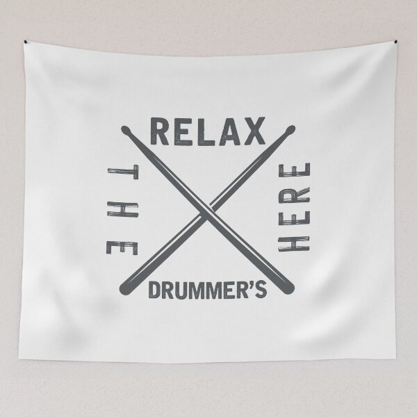 Item preview, Relax the drummer's here -Funny Drummer -Drum Player Musician designed and sold by UMED :).