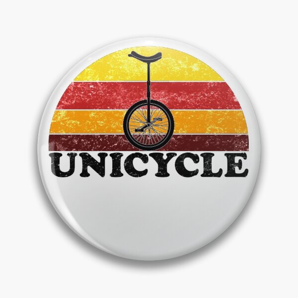 Item preview, Unicycle Bike Vintage Colors designed and sold by wanderingfools.