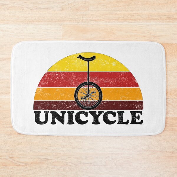 Item preview, Unicycle Bike Vintage Colors designed and sold by wanderingfools.