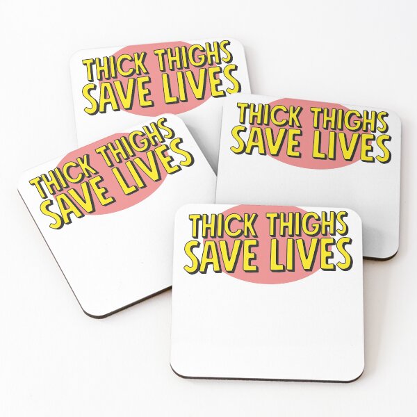 Item preview, Thick Thighs Save Lives Gym Motivation designed and sold by thefrshmachine.