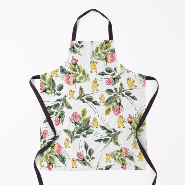 Item preview, Yellow Sloths Pink Roses Pattern designed and sold by Bliss Find And Design.