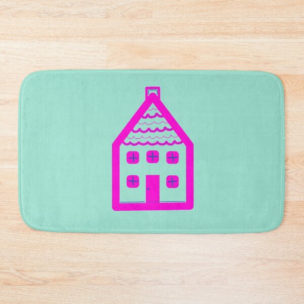 Item preview, Pink House with Blue Details designed and sold by Teaching-Dos.