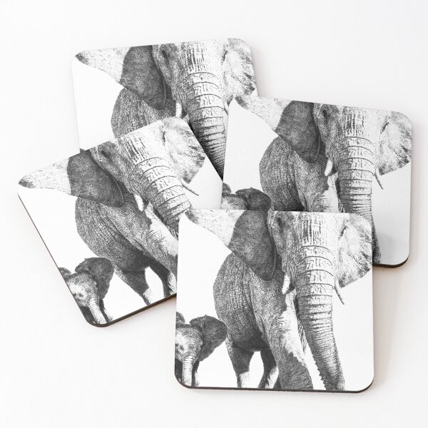 Item preview, ELEPHANT & ELEPHANT BABY designed and sold by makamiart.
