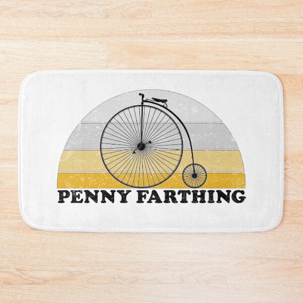 Item preview, Penny Farthing High Wheel Bicycle Vintage Colors designed and sold by wanderingfools.