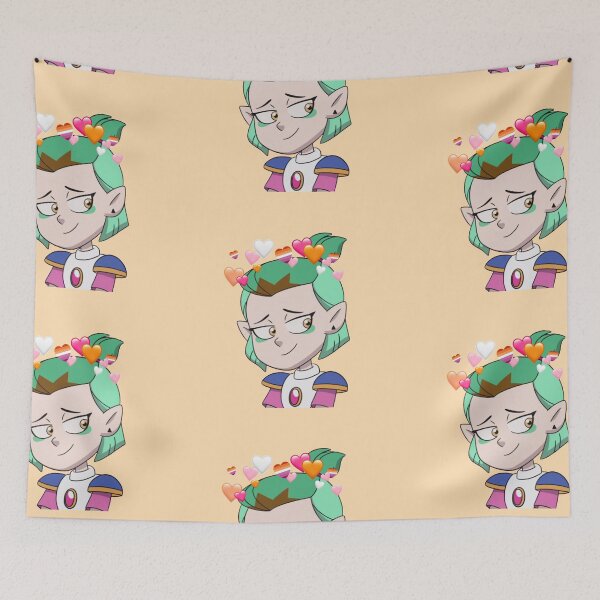 Item preview, amity blight grudgby the owl house with lesbian hearts designed and sold by Diygurugirl.