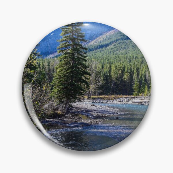 Item preview, Hiking below Mount Kidd. designed and sold by CanadianWild418.
