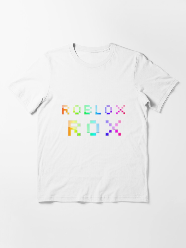 Rainbow Roblox Rox T Shirt By Robloxrox Redbubble - rainbow shirt roblox