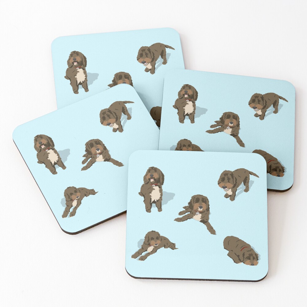 Item preview, Coasters (Set of 4) designed and sold by Tilly-Scribbles.