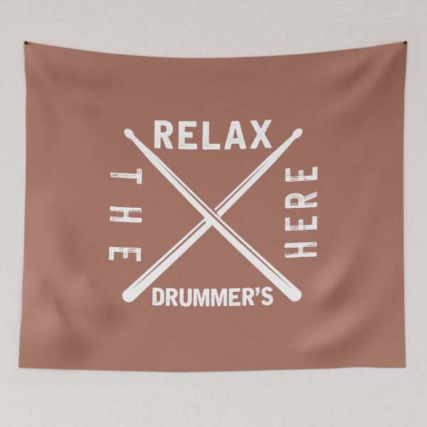 Item preview, Relax the drummer's here Funny Drummer,Drum Player Musician Mask,Social Distancing Face designed and sold by UMED :).