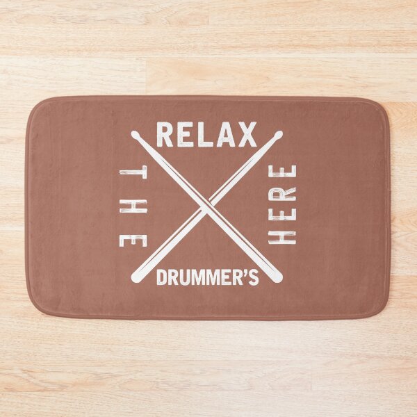 Item preview, Relax the drummer's here Funny Drummer,Drum Player Musician Mask,Social Distancing Face designed and sold by UMED :).