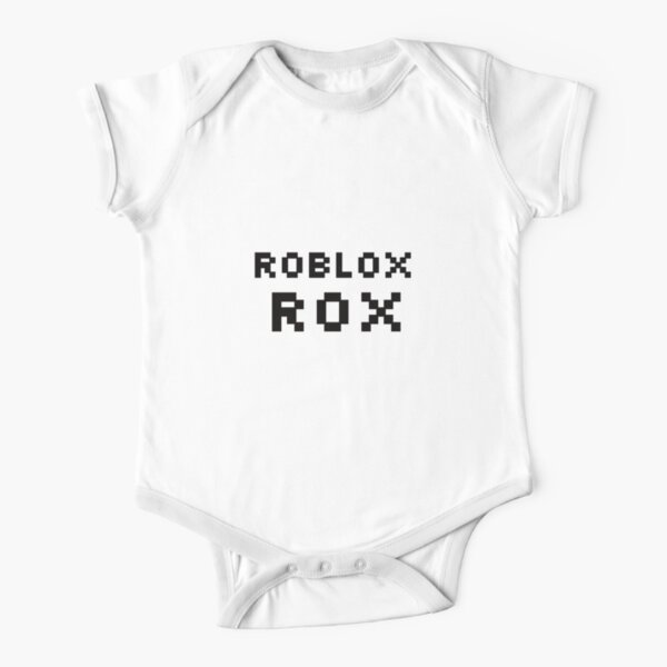 Roblox Rocks Short Sleeve Baby One Piece Redbubble - roblox rocks