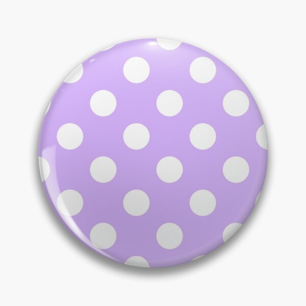 Item preview, White Polka Dots on Light Purple Background designed and sold by Bumblefuzzies.