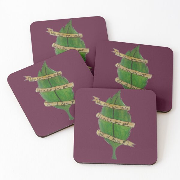 Make like a Tree and Leave! Coasters (Set of 4)