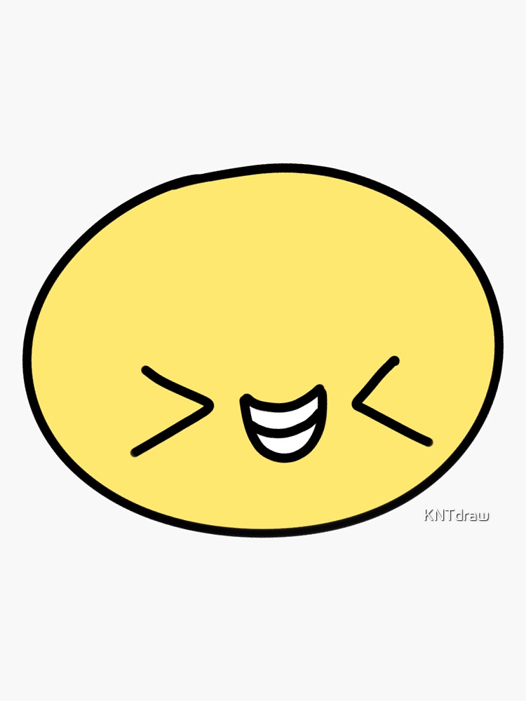 Emoji Scared Face 3.5 Decal 