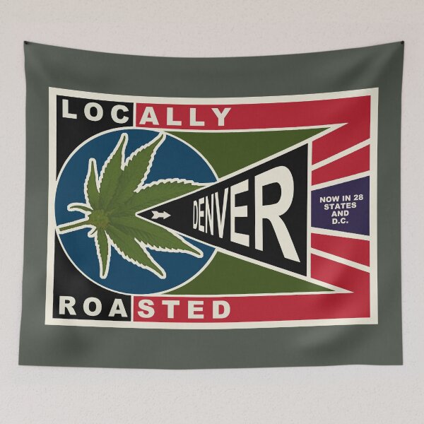 Item preview, LOCALLY ROASTED DENVER designed and sold by Val Goretsky.