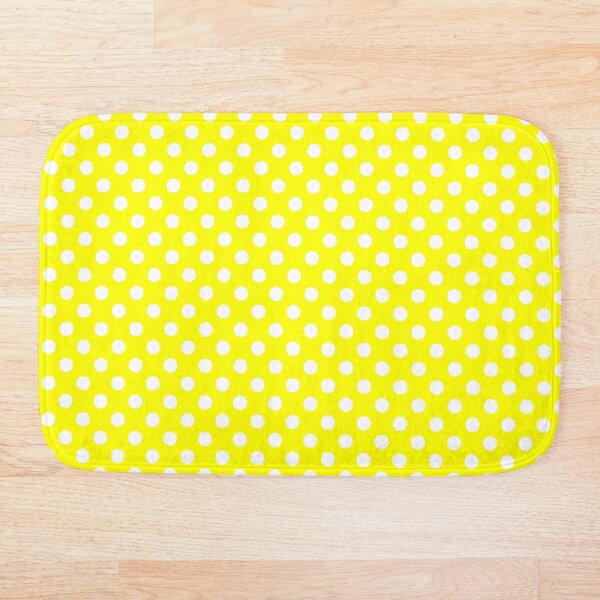 Item preview, Lunares blancos sobre fondo amarillo designed and sold by Bumblefuzzies.