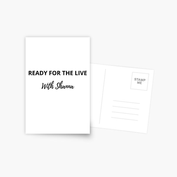 Ready for the Live Postcard