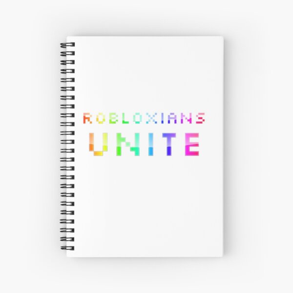 Robloxians Spiral Notebooks Redbubble - roblox face spiral notebooks redbubble