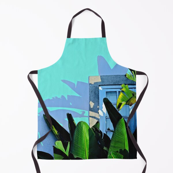 Item preview, Picturesque Tropical Banana Palm Tree House Facade Window designed and sold by Anna Lemos.