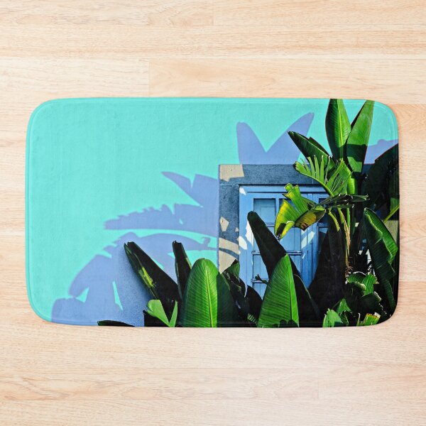 Item preview, Picturesque Tropical Banana Palm Tree House Facade Window designed and sold by Anna Lemos.