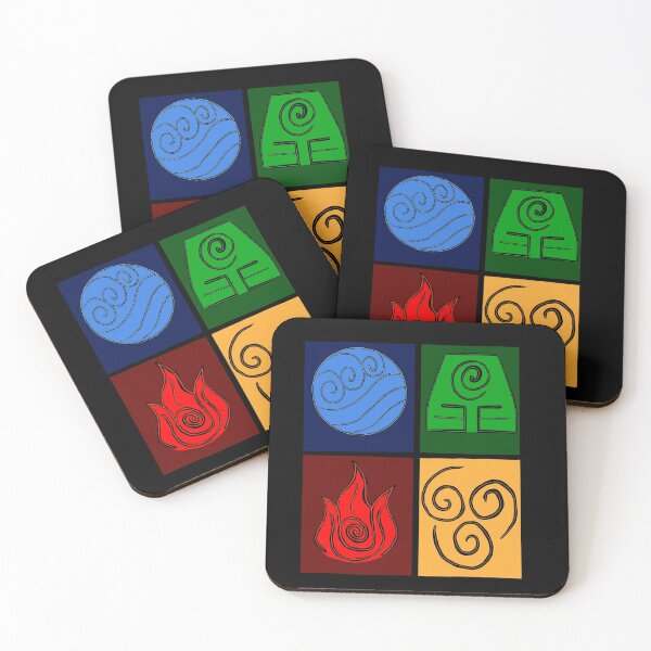 Item preview, The Four Nations Symbols from Avatar the Last Airbender designed and sold by kenzikreations.