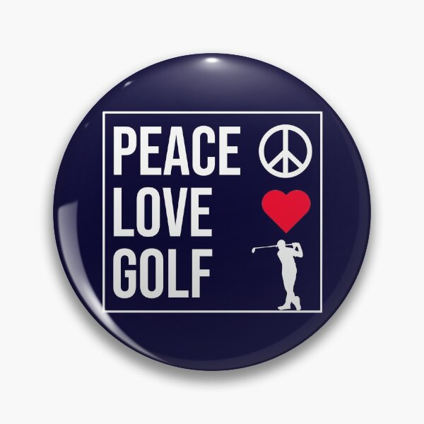 Item preview, Peace Love Golf designed and sold by CatArtStore.