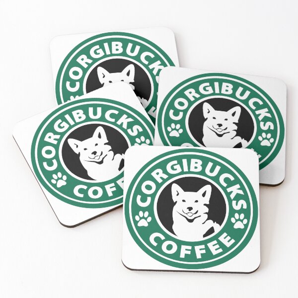 Item preview, Corgibucks Coffee designed and sold by jennapriz.