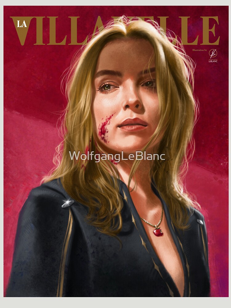 Villanelle Painted Portrait by WolfgangLeBlanc
