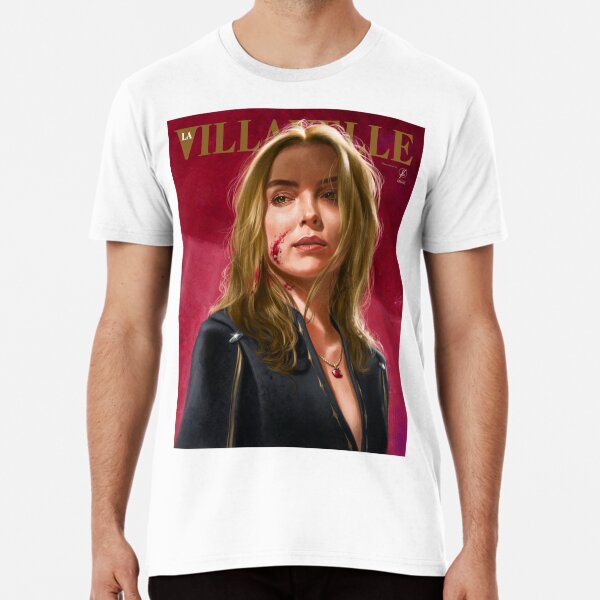 Vista previa del artículo con la obra «Retrato pintado de Villanelle», diseñado y vendido por WolfgangLeBlanc.