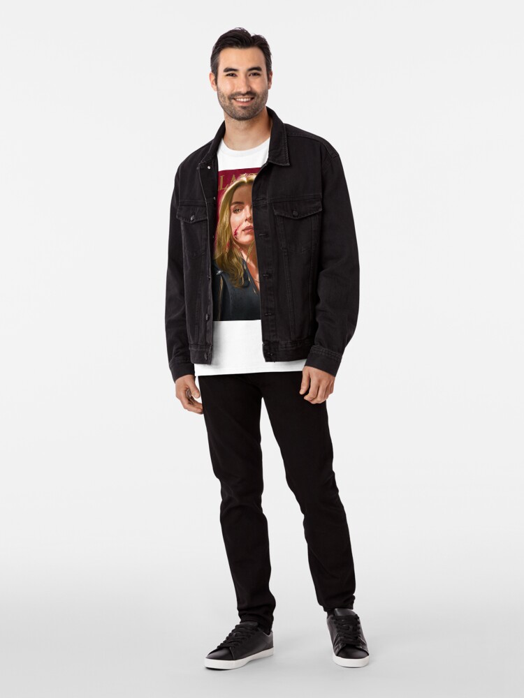 Alternative Ansicht von Villanelle gemaltes Porträt Premium T-Shirt