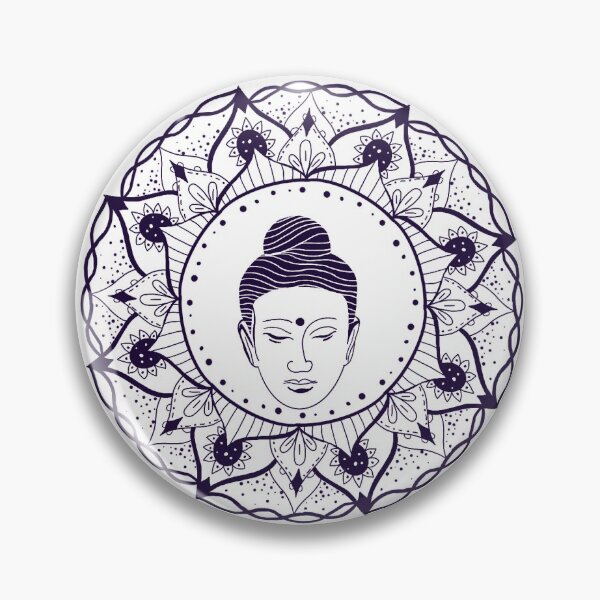 Artikelvorschau, Siddhartha Gautama Buddha Achtfaches Mandala entworfen und verkauft von Scribblepaints.