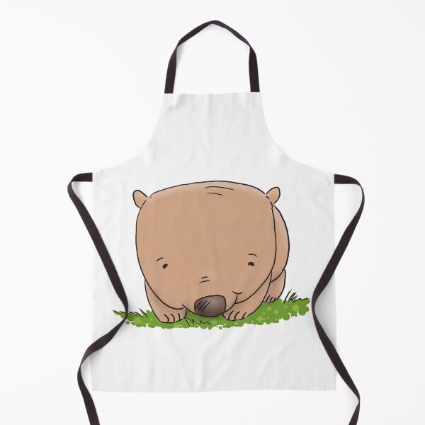 Item preview, Cute baby australian wombat cartoon illustration designed and sold by FrogFactory.